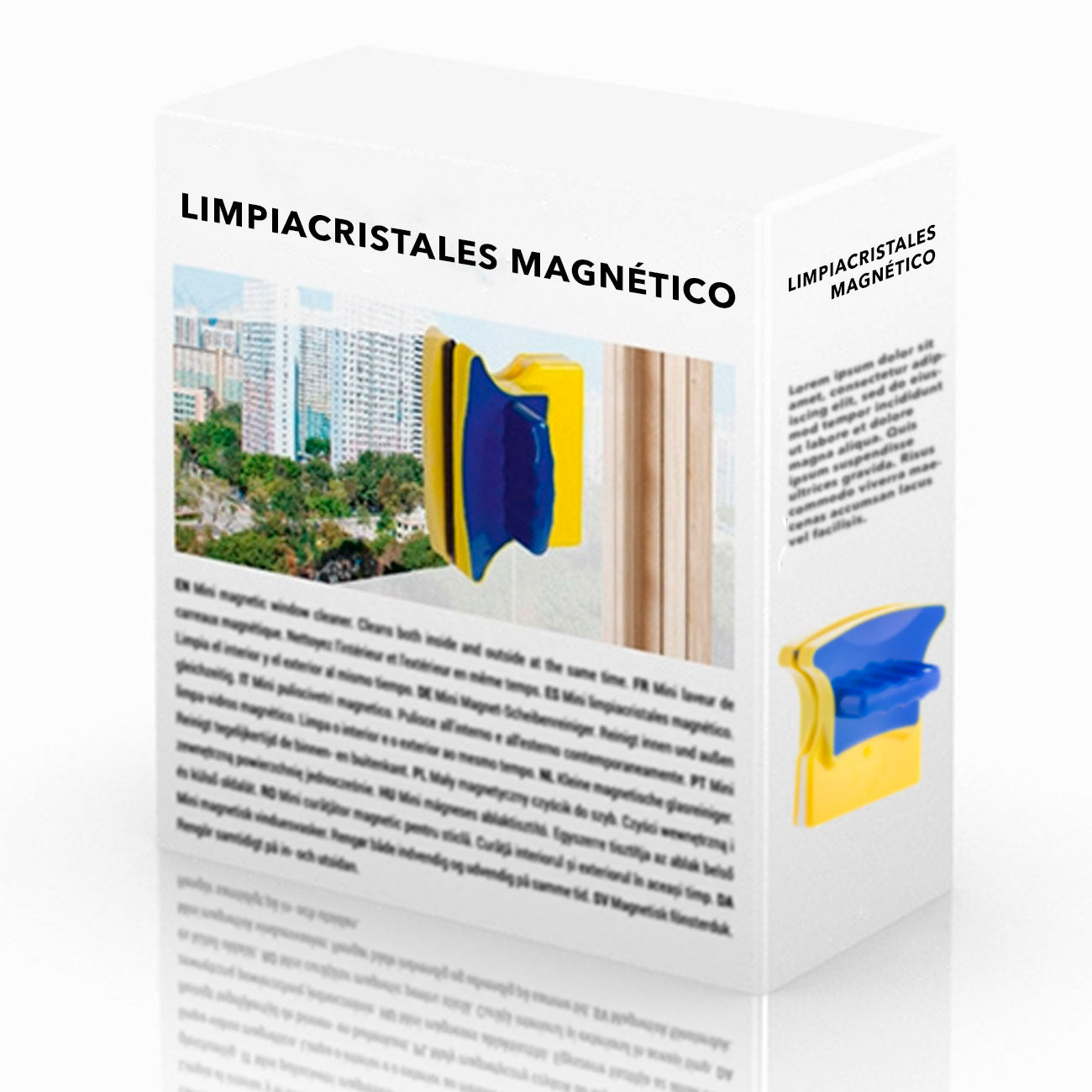 Limpiacristales magnético mini