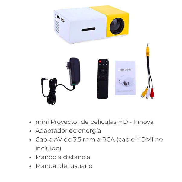 Mini Proyector HD 1080