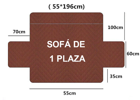 Funda de Sofá Impermeable - 1 Plaza