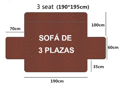 Funda de Sofá Impermeable - 1 Plaza