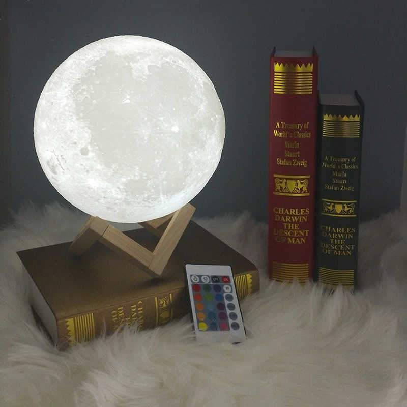 Lámpara LED de la Luna