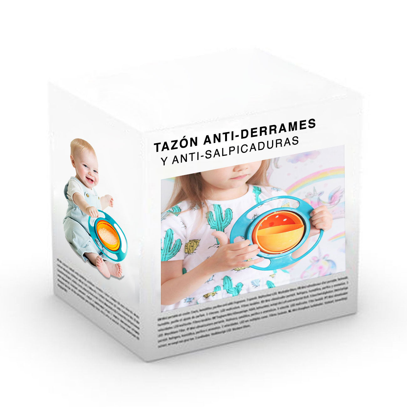 Tazón Anti-derrames y Anti-salpicaduras